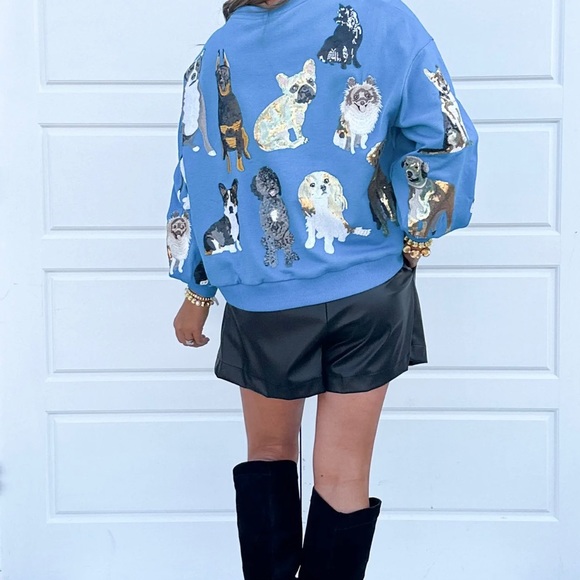 NWT Queen of Sparkles sequined dog sweatshirt - Picture 9 of 11